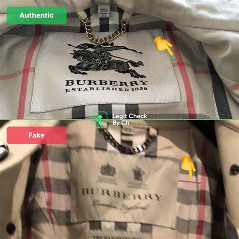 burberry fake logo